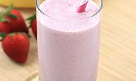 Banana Strawberry Milkshake