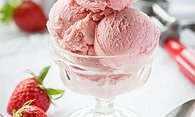 Strawberry ice cream