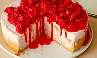Strawberry island cheesecake
